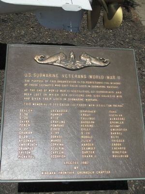 U.S. Submarine Veterans World War II Memorial image. Click for full size.
