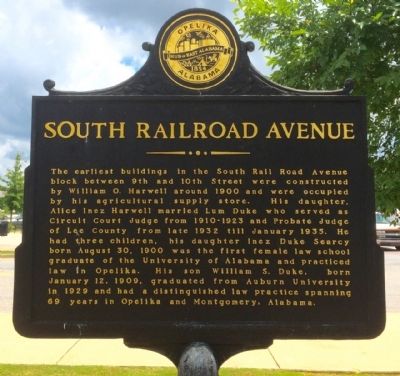 South Railroad Avenue Marker image. Click for full size.
