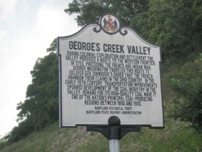 George's Creek Valley Marker. Click for full size. George's Creek Valley Marker image. Click for full size.