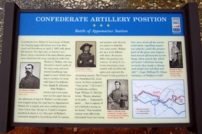 Confederate Artillery Position Marker. Click for full size. Confederate Artillery Position Marker image. Click for full size.