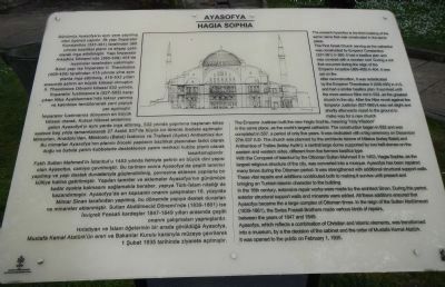 Hagia Sophia Marker image. Click for full size.