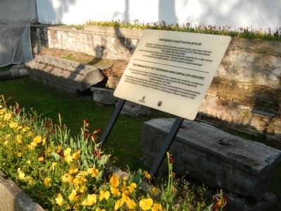 The Remnants of the Theodosian Hagia Sophia (5th Century) Marker image. Click for full size.