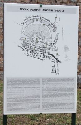Ancient Theater Marker image. Click for full size.