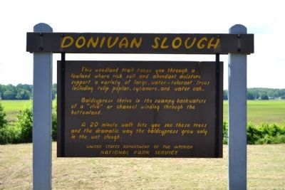 Donivan Slough Marker. Click for full size. Donivan Slough Marker image. Click for full size.