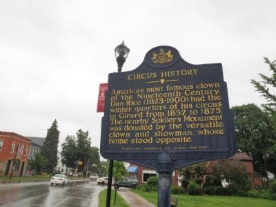 Circus History Marker image. Click for full size.