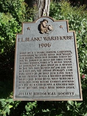 F.L. Blanc Warehouse Marker image. Click for full size.