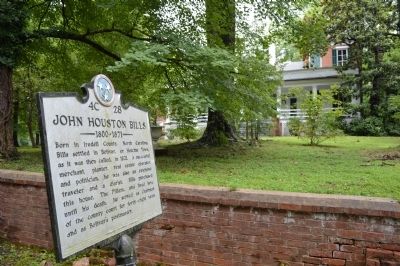 John Houston Bills Marker image. Click for full size.