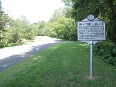 Hampshire County Marker image. Click for full size.