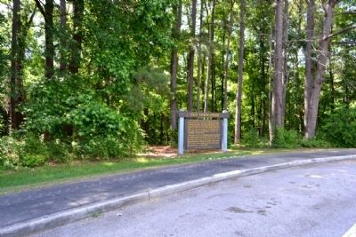 Old Town Creek Marker. Click for full size. Old Town Creek Marker image. Click for full size.