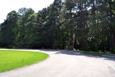 Old Town Creek Marker and D.A.R. Monument image. Click for full size.