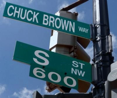 Chuck Brown Way. Click for full size. Chuck Brown Way image. Click for full size.