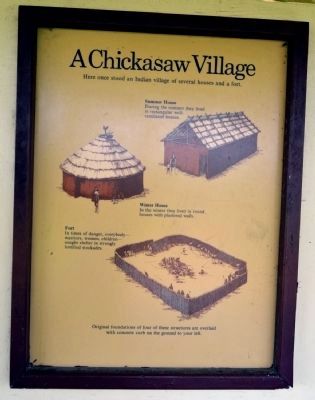 A Chickasaw Village. Click for full size. A Chickasaw Village image. Click for full size.
