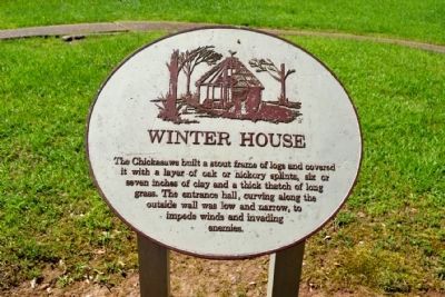 Winter House Info Sign image. Click for full size.
