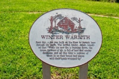 Winter Warmth Info Sign image. Click for full size.
