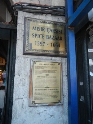 The History of the Egyptian Bazaar Marker image. Click for full size.