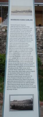 Marmara Kara Surları Marker. Click for full size. Marmara Kara Surları Marker image. Click for full size.