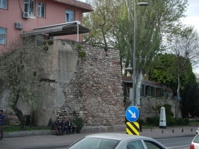 Marmara Land Walls (Theodosian Walls) Marker. Click for full size. Marmara Land Walls (Theodosian Walls) Marker image. Click for full size.