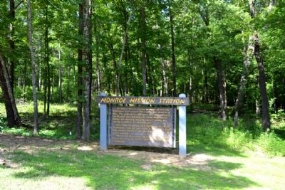 Monroe Mission Station Marker. Click for full size. Monroe Mission Station Marker image. Click for full size.