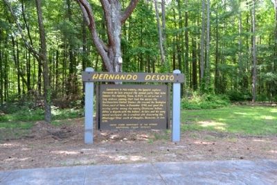 Hernando de Soto Marker. Click for full size. Hernando de Soto Marker image. Click for full size.