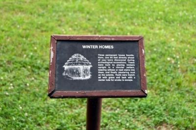 Winter Homes Info Sign image. Click for full size.