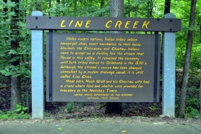 Line Creek Marker image. Click for full size.