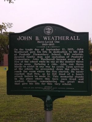 John B. Weatherall Marker image. Click for full size.