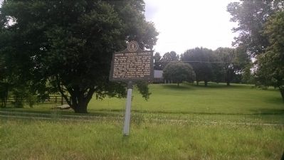 Upper Benson Church Marker as seen from US 127 image. Click for full size.