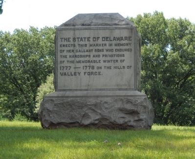Delaware Monument Marker image. Click for full size.