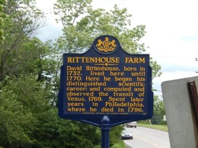Rittenhouse Farm Marker image. Click for full size.