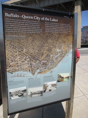 Buffalo - Queen City of the Lakes Marker. Click for full size. Buffalo - Queen City of the Lakes Marker image. Click for full size.