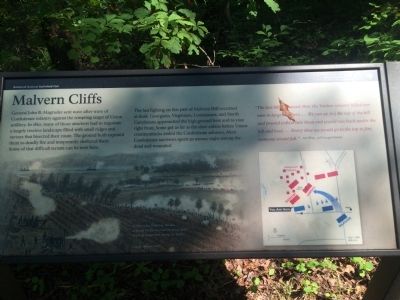 Malvern Cliffs Marker image. Click for full size.