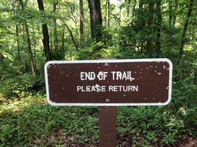 End of Trail Marker image. Click for full size.