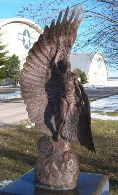 Daedalus Sculpture on Order of Daedalians Monument. Click for full size. Daedalus Sculpture on Order of Daedalians Monument image. Click for full size.