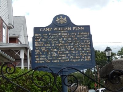 Camp William Penn Marker image. Click for full size.