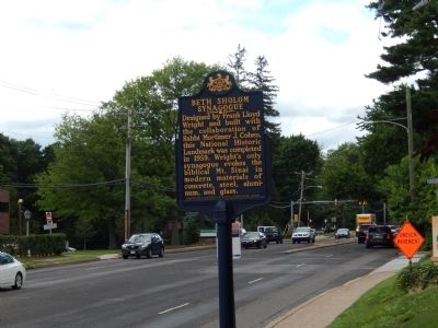 Beth Sholom Synagogue Marker. Click for full size. Beth Sholom Synagogue Marker image. Click for full size.