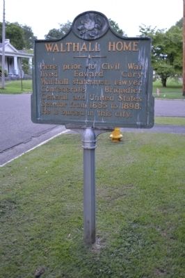 Walthall Home Marker image. Click for full size.