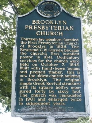 Brooklyn Presbyterian Church Marker image. Click for full size.