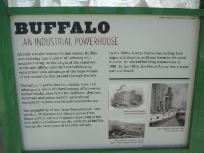 Buffalo - An Industrial Powerhouse Marker. Click for full size. Buffalo - An Industrial Powerhouse Marker image. Click for full size.