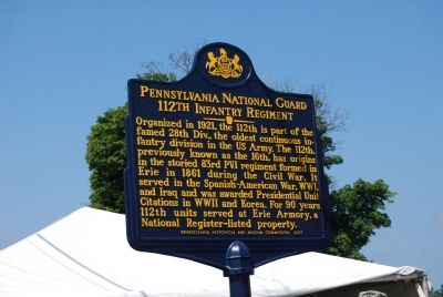 Pennsylvania National Guard Marker image. Click for full size.