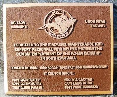 AC-130A Spectre Gunship II Marker image. Click for full size.