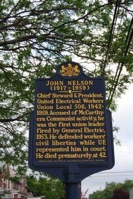 John Nelson Marker. Click for full size. John Nelson Marker image. Click for full size.