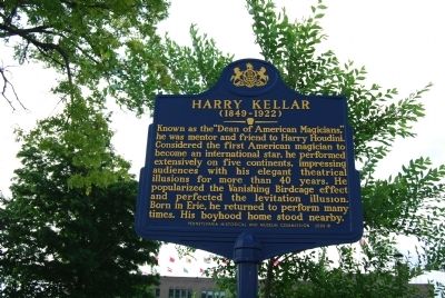 Harry Kellar Marker. Click for full size. Harry Kellar Marker image. Click for full size.