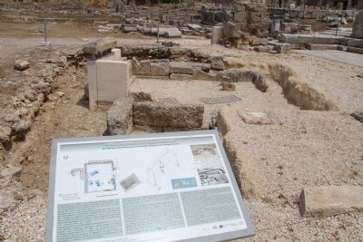 The Heroon at the Crossroads: an early sanctuary of Ancient Corinth Marker image. Click for full size.