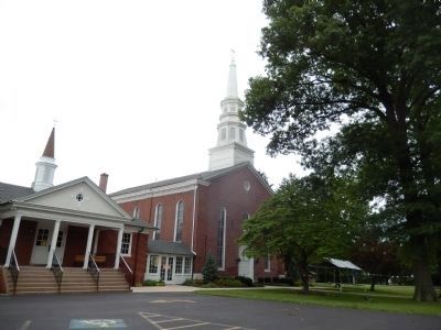 Augustus Lutheran Church-Front view. Click for full size. Augustus Lutheran Church-Front view image. Click for full size.