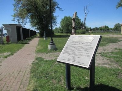 Lighthouse Point Park Marker & Walkway. Click for full size. Lighthouse Point Park Marker & Walkway image. Click for full size.