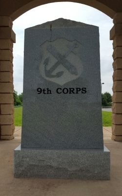 Union Army Ninth Corps Marker. Click for full size. Union Army Ninth Corps Marker image. Click for full size.