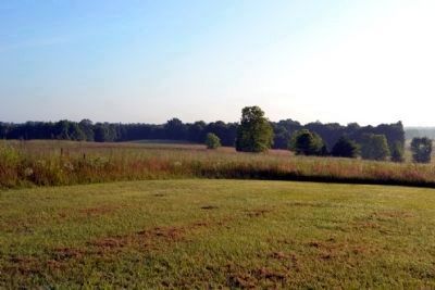 View Towards Fourteenmile Creek Bridge and Confederate Artillery Position image. Click for full size.