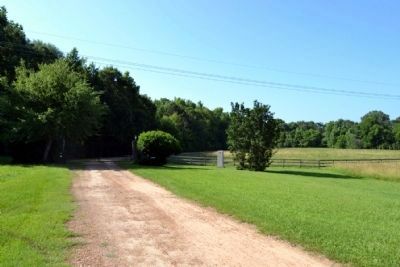 Driveway Leading to Texas Memorial. Click for full size. Driveway Leading to Texas Memorial image. Click for full size.