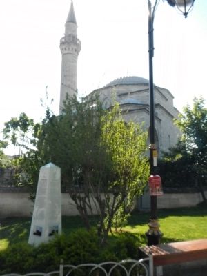Firuz Aga Mosque Marker. Click for full size. Firuz Aga Mosque Marker image. Click for full size.