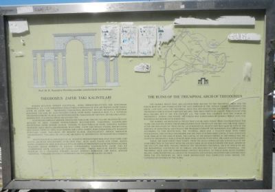 The Ruins of the Triumphal Arch of Theedosius Marker. Click for full size. The Ruins of the Triumphal Arch of Theedosius Marker image. Click for full size.